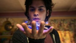 Blue Betle XOLO MARIDUEÑA as Jaime Reyes in Warner Bros. Pictures’ action adventure “BLUE BEETLE,” a