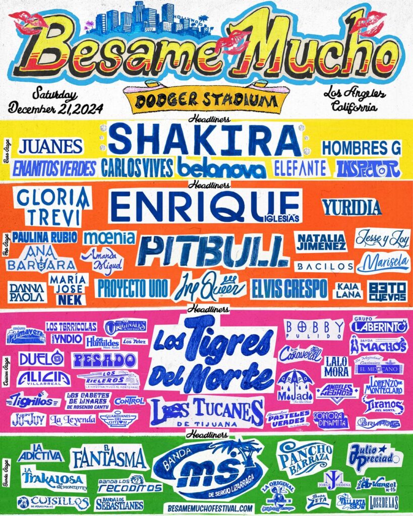 El Bésame Mucho Festival revela su cartel 2024